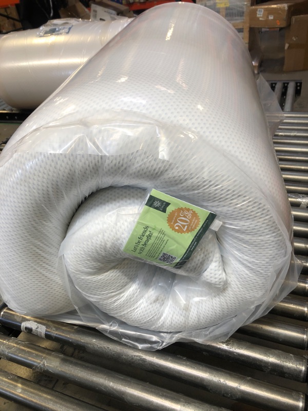 Photo 2 of Zinus 12 Inch Gel-Infused Green Tea Memory Foam Mattress / Cooling Gel Foam / Pressure Relieving / CertiPUR-US Certified / Bed-in-a-Box