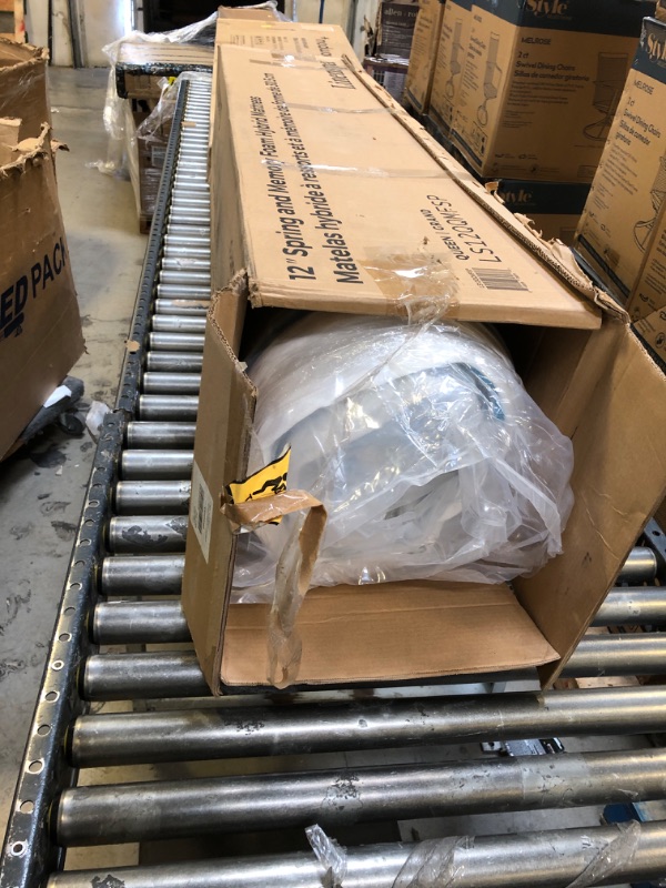 Photo 1 of Linenspa 12 Inch Memory Hybrid-Edge Support-Quilted Foam Cover Mattress, Plush Mattress Queen Queen 12 Inch Mattress Only