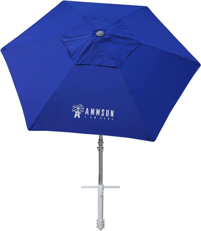 Photo 1 of AMMSUN 8ft Fiberglass Ribs Commercial Grade Patio Beach Umbrella with Separate Sand Anchor Air- Vent Carry Bag Navy Blue1013585833
X001J1P8OX
