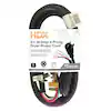 Photo 1 of 6 ft. 10/4 30 Amp 4-Prong Dryer Power Cord, Grey
