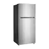 Photo 1 of 18 cu. ft. Top Freezer Refrigerator in Stainless Steel Look
