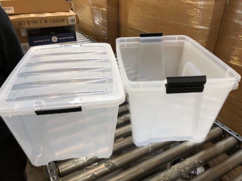 Photo 1 of 3 pack of totes... only 1 lid included 