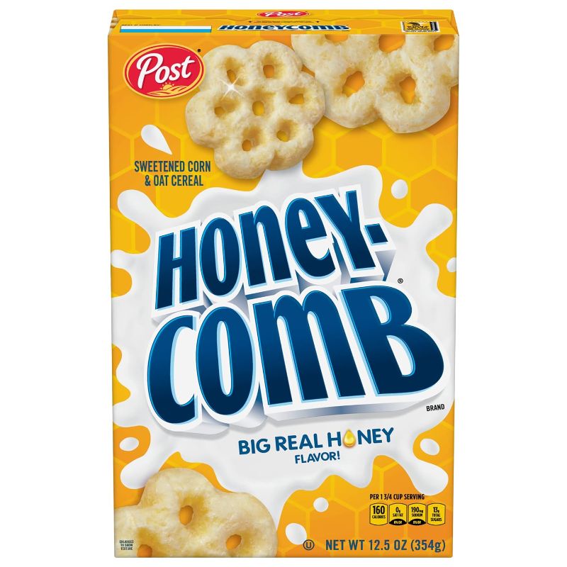 Photo 1 of 12 PACK Post HoneyCombs Cereal, 12.5 oz
BEST BY 12/13/2023