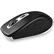 Photo 1 of cimetech Wireless Bluetooth Mouse, Computer Mouse, Slim Noiseless Optical Wireless Mice with 2400 DPI Compatible for Laptop, ipad, Mac (BT4.0+2.4G Dual Mode - Black