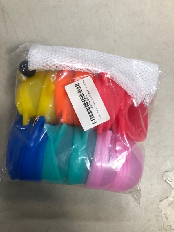 Photo 2 of 12 PCS Reusable Water Balloons for Kids, Silicone Water Balloons Toy,Summer Toys for kids, Refillable Quick Fill Self Sealing Water Balloons,Outdoor Toy,Pool Toy,Summer Fun Party 12 PACK