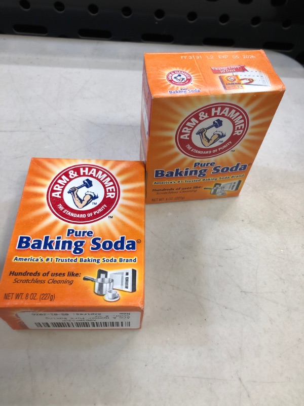 Photo 2 of 2Pack Arm & Hammer Pure Baking Soda, 8 ozArm & Hammer Pure Baking Soda, 8 oz

