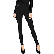 Photo 1 of 2XL--Hybrid & Company Women's Casual Leggings Elastic Waistband Skinny Pants P47910SKX Black 2X