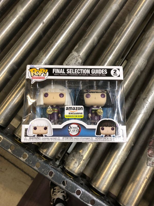Photo 1 of Funko Pop! Animation: Demon Slayer - Final Selection Guides, Kanata and Kiriya Glow in The Dark (2-Pack), Amazon Exclusive