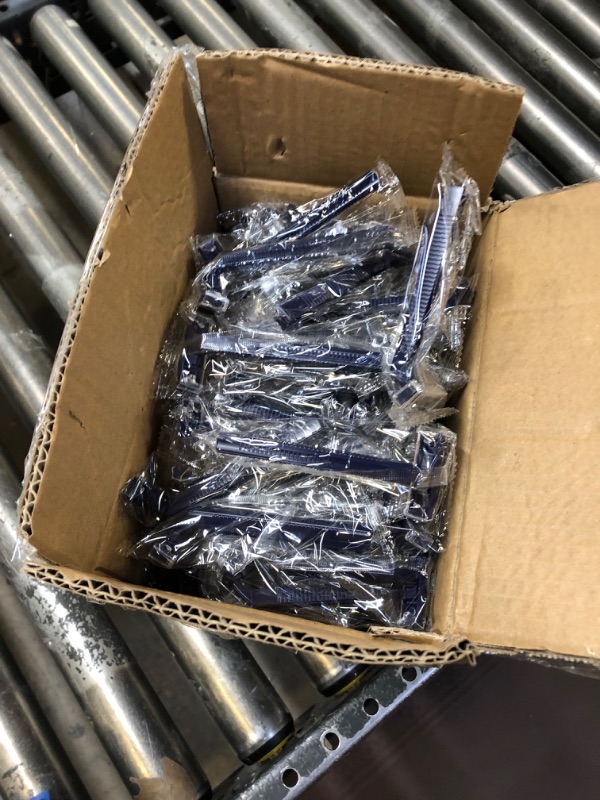 Photo 2 of (144 Pack) Individually Wrapped Twin Blade Razors with Clear Safety Cap, Disposable, Bulk Packed, Sold by the Case.