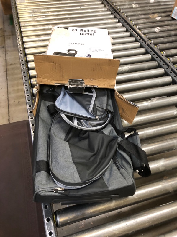 Photo 2 of Salt 20-Inch Rolling Duffle Bag in Black