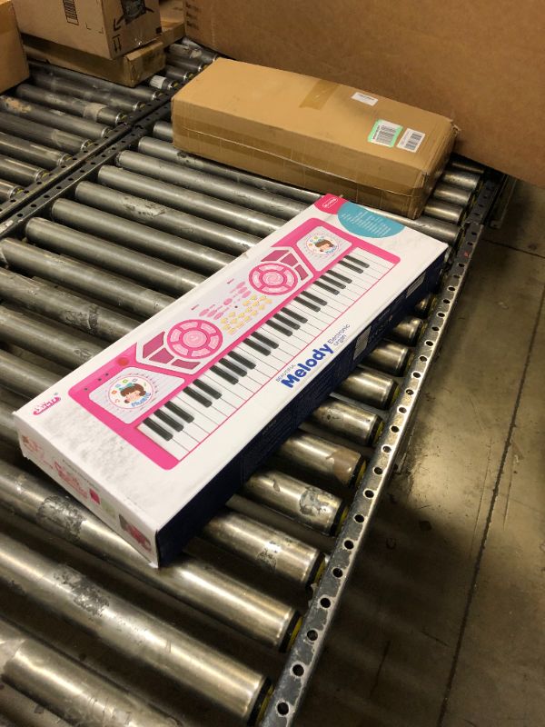 Photo 1 of BAOLI 49 Keys Kids Piano Keyboard with Microphone, Multifunctional Portable Electronic Piano Educational Musical Instrument Toy, Birthday Gifts for Beginner Children Toddler Boys Girls Age 3-6