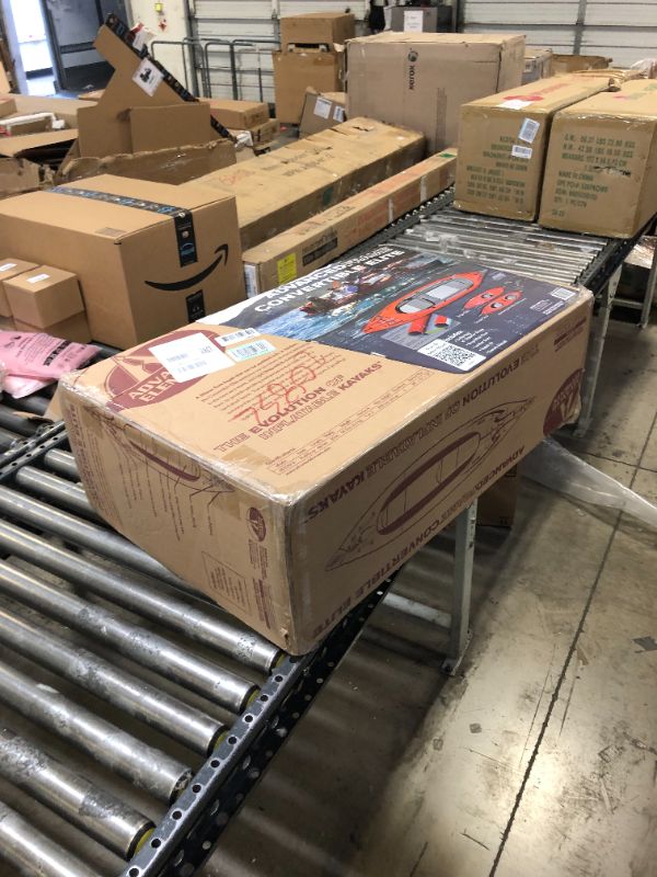 Photo 1 of Advanced Elements AE1007-E AdvancedFrame Convertible Elite Inflatable Kayak, Red, 15ft & Single Deck Conversion