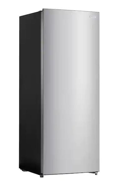 Photo 1 of VISSANI 7 cu. ft. Convertible Upright Freezer/Refrigerator in Stainless Steel Garage Ready

