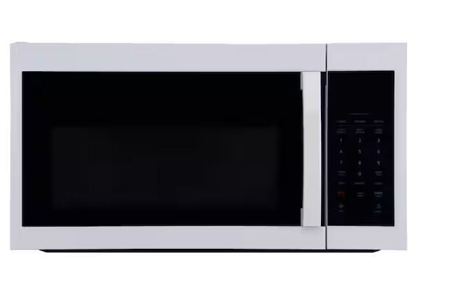 Photo 1 of VISSANI 1.7 cu. ft. 1000-Watt Over the Range Microwave in White
