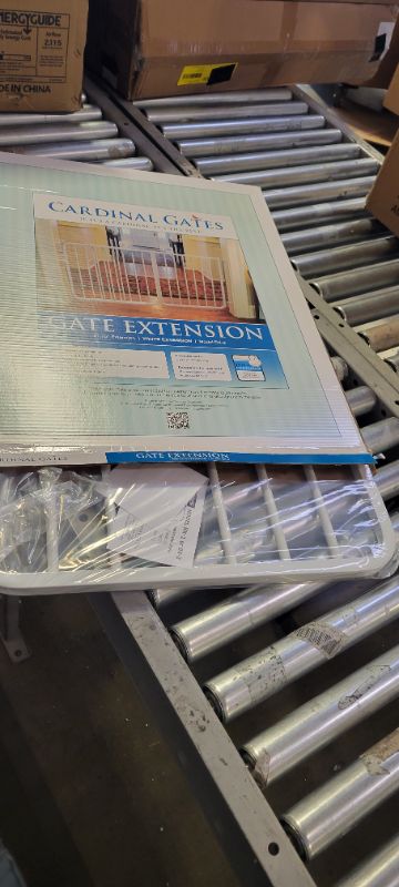Photo 1 of Cardinal Supplies Pet Gate Extension - 21.75 Inches - White