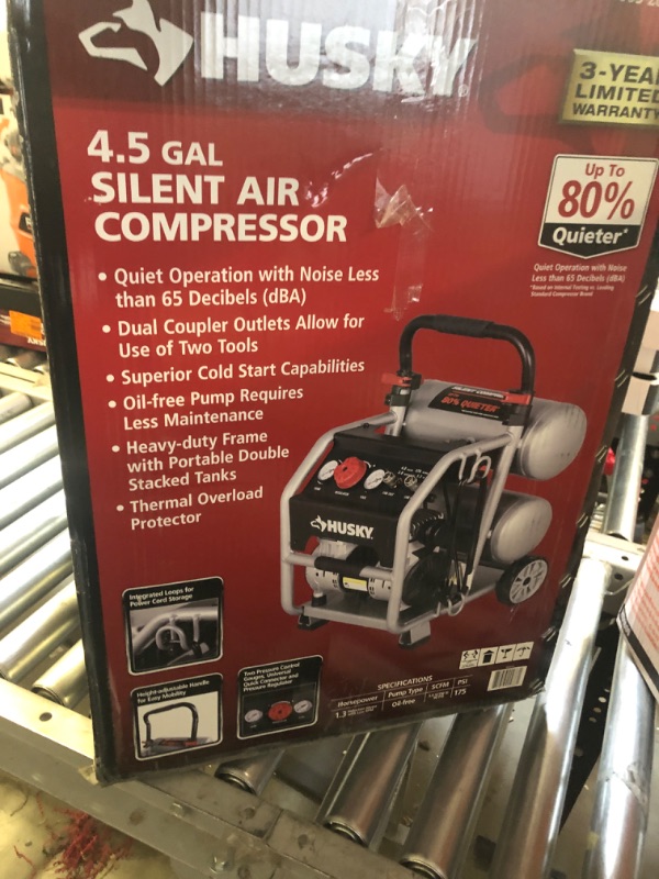 Photo 3 of 4.5 Gal. Portable Electric-Powered Silent Air Compressor