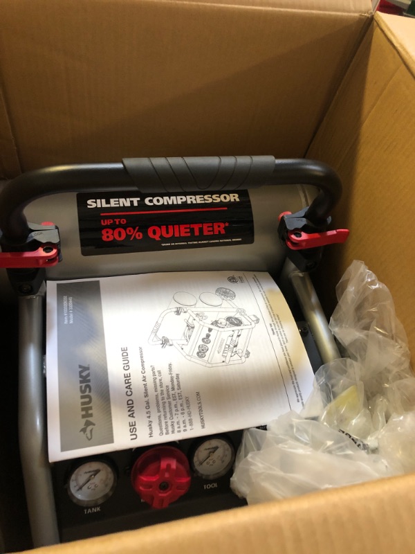 Photo 2 of 4.5 Gal. Portable Electric-Powered Silent Air Compressor