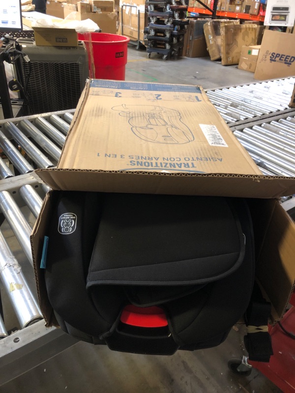 Photo 2 of Graco Tranzitions 3 in 1 Harness Booster Seat, Proof Tranzitions Black