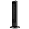 Photo 1 of 28 in. 3 Speed Oscillating Tower Fan in Black