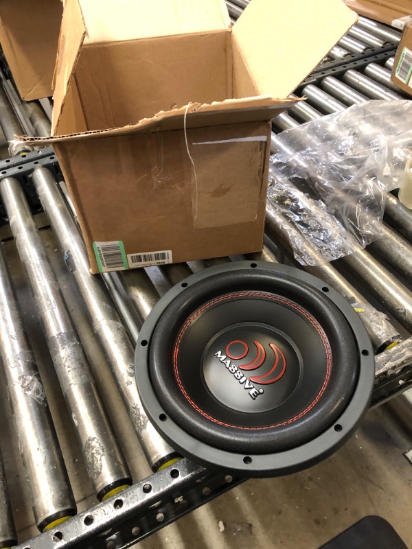 Photo 2 of Massive Audio MMA104 MMA Series. 10 Inch, 1000 Watt, Dual 4 Ohm Car Subwoofer, 2.5 Inch Voice Coil. Sold Individually.