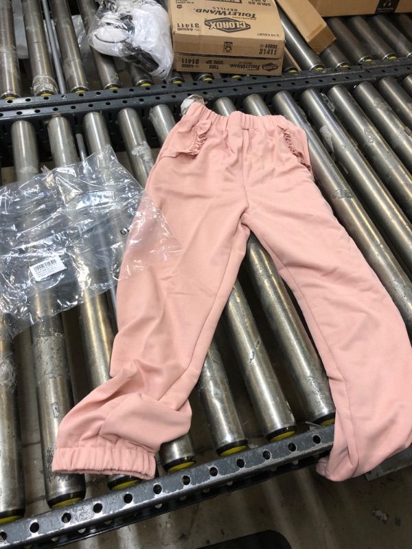 Photo 2 of blibean Girl Long Pants Solid Jogger Kid Size 10 - 11