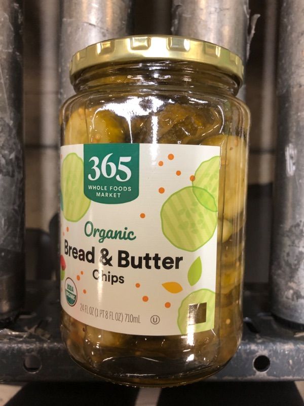 Photo 2 of 365 by Whole Foods Market, Organic Bread And Butter Pickles, 24 Fl Oz SELL BY JAN 2024