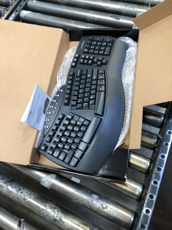 Photo 2 of Wireless Ergonomic Keyboard with Gel Wrist Rest Bundle