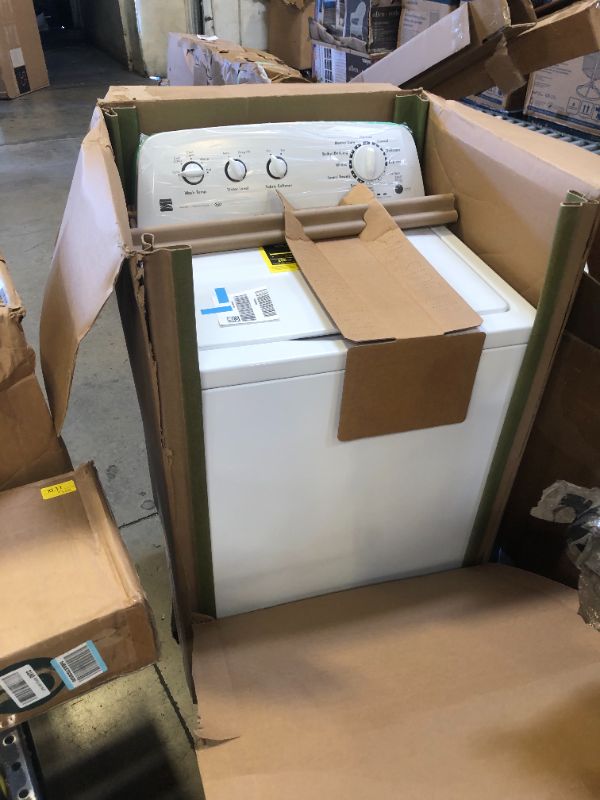 Photo 2 of Kenmore 20362 Triple Action Agitator Top-Load Washer, 3.8 cu. ft, White 3.8 cu. ft. White Washer