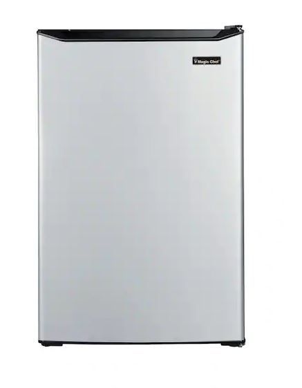 Photo 1 of Magic Chef
4.5 cu. ft. Mini Fridge with True Freezer in Stainless Look