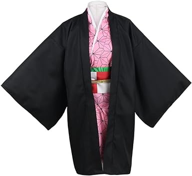Photo 1 of Anime Cosplay?Demon Slayer Cosplay,Nezuko Cosplay Clothing Sets, Tanjiro Cosplay Full Kimono L
