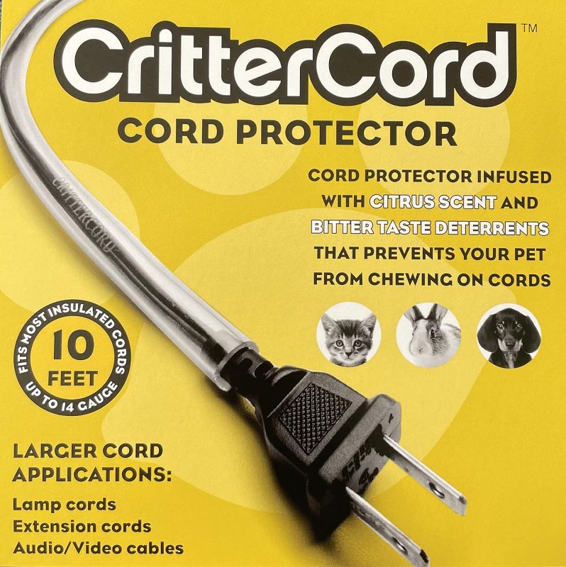 Photo 1 of Cord Protector - CritterCord - A New Way to Protect Your Pet from Chewing Hazardous Cords
