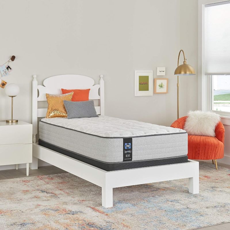 Photo 1 of -FACTORY SEALED- Sealy Posturepedic Spring Summer Rose Firm Feel Mattress, Twin XL
