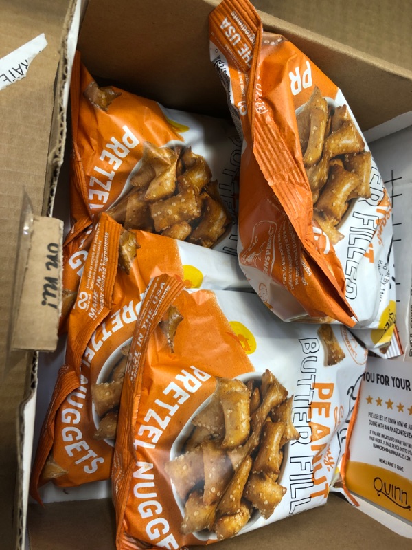 Photo 1 of 4pcs reamy Peanut Butter Filled Pretzel Nuggets---exp date 11/2023
