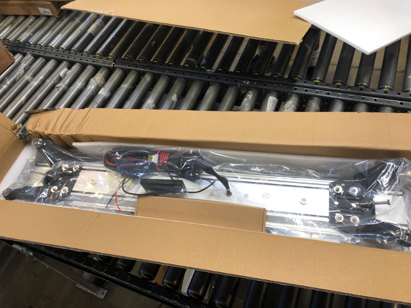 Photo 1 of Xprite 48 Inch LED Rooftop Emergency Strobe Warning Lights Bar w/Adjustable Mounting Brackets, for Vehicles, Security, Law Enforcement, Snowplow, Tow Trucks, Crane, Construction Cars - White Amber