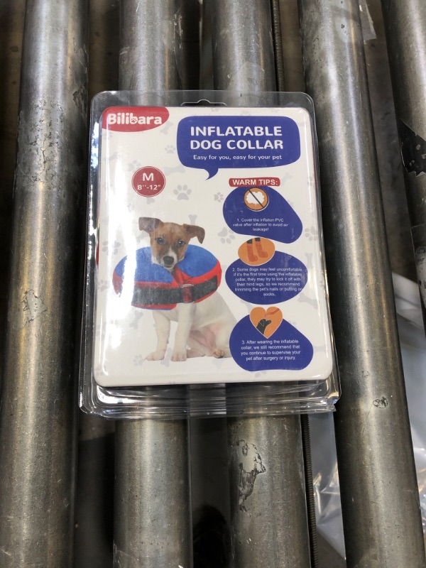 Photo 2 of Bilibara Dog Cone Alternative After Surgery, Inflatable Recovery Collar for Dogs & Cats, Adjustable Dog E Collars, Cone for Dogs After Surgery to Stop Licking, Soft Dog Cones for Medium Dogs, Blue
