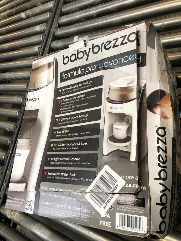 Photo 1 of New and Improved Baby Brezza Formula Pro Advanced Formula Dispenser Machine - Automatically Mix a Warm Formula Bottle Instantly - Easily Make Bottle with Automatic Powder Blending