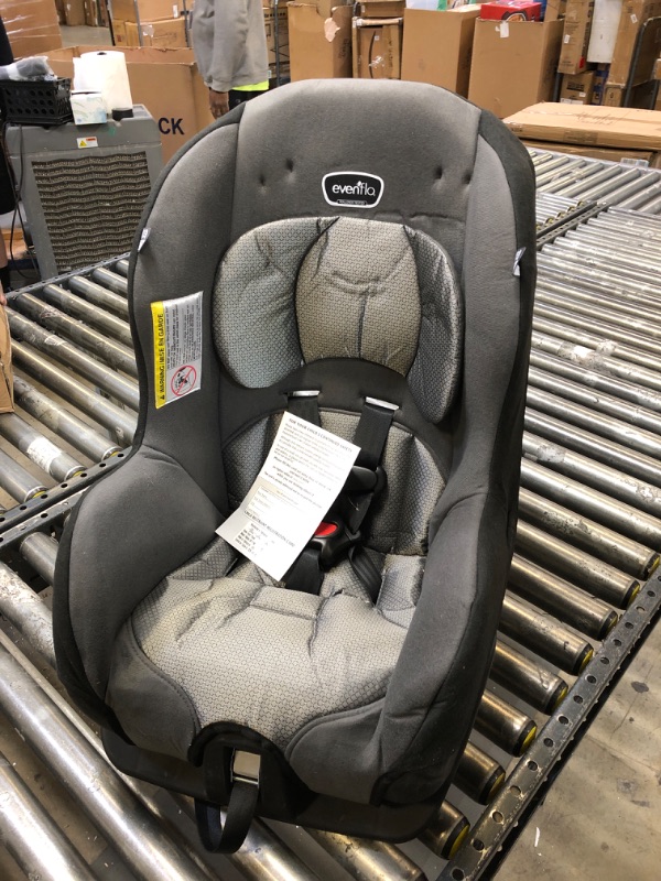 Photo 2 of Evenflo Tribute LX Harness Convertible Car Seat, Solid Print Gray