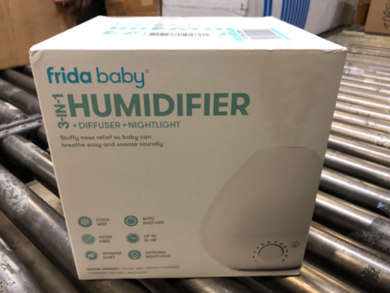 Photo 3 of Frida Baby Fridababy 3-in-1 Humidifier with Diffuser and Nightlight, White