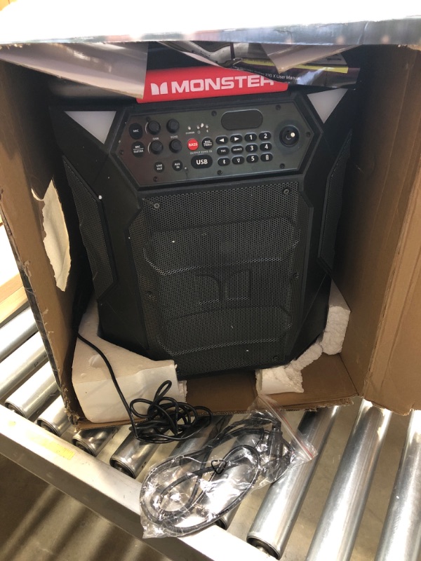 Photo 1 of Monster Rockin' Roller 270 Portable Indoor/Outdoor Wireless Speaker 