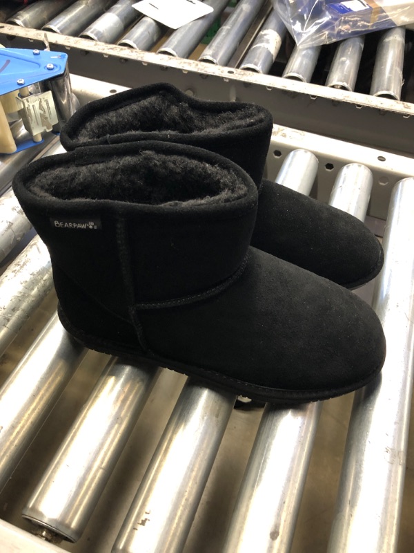 Photo 1 of BEARPAW SHORT BOOTS BLACK SIZE 11