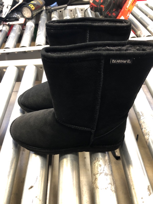 Photo 1 of BEARPAW BOOTS BLACK SIZE 8/9