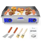 Photo 1 of 4400W Dual Temperature Control Commercial Electric Griddle Flat Top Countertop