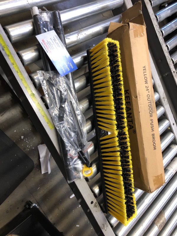 Photo 1 of 24inch Yellow push broom