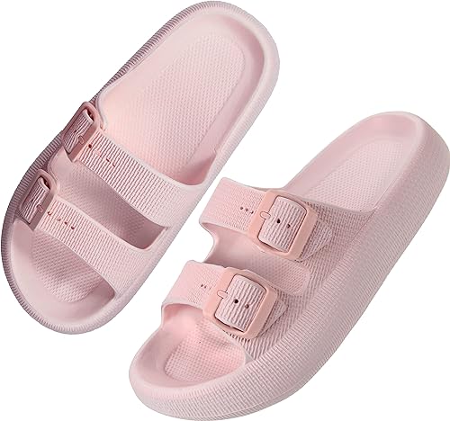 Photo 1 of BenSorts Pillow Sandals for Women Men Thick Sole Adjustable Buckles EVA 6.5 WOMENS
