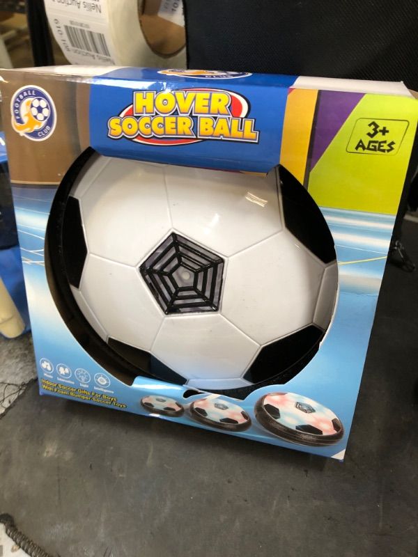 Photo 1 of Hover Soccer Ball Boy Toys, Rechargeable Air Soccer Indoor Floating with LED Light and Upgraded Foam Bumper Perfect Birthday Christmas Gifts for Kids Toddler Girls
