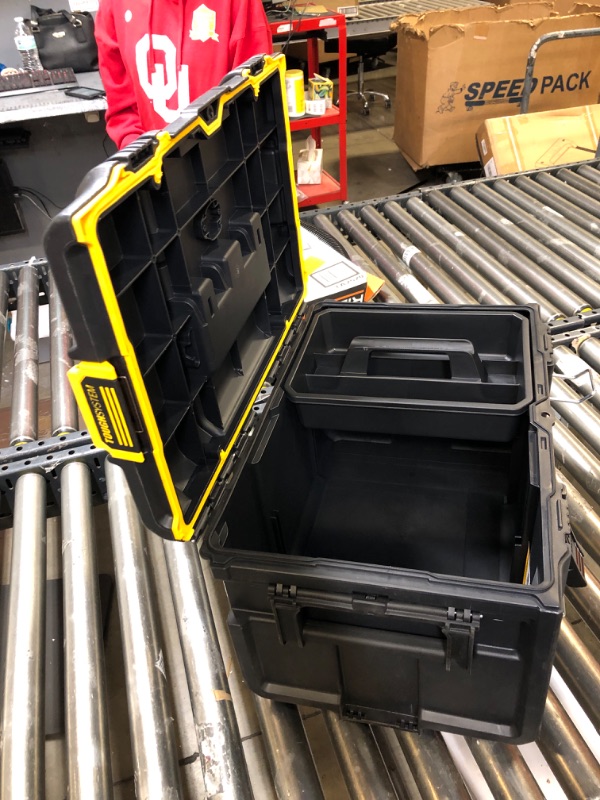 Photo 2 of DEWALT TOUGHSYSTEM 2.0, Large Tool Box, 22 in, 110 lbs. Capacity (DWST08300)