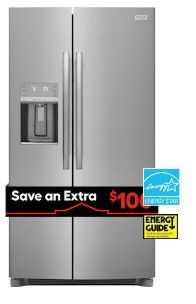 Photo 1 of Frigidaire Gallery 22.3-cu ft Counter-depth Side-by-Side Refrigerator with Ice Maker (Fingerprint Resistant Stainless Steel) ENERGY STAR
