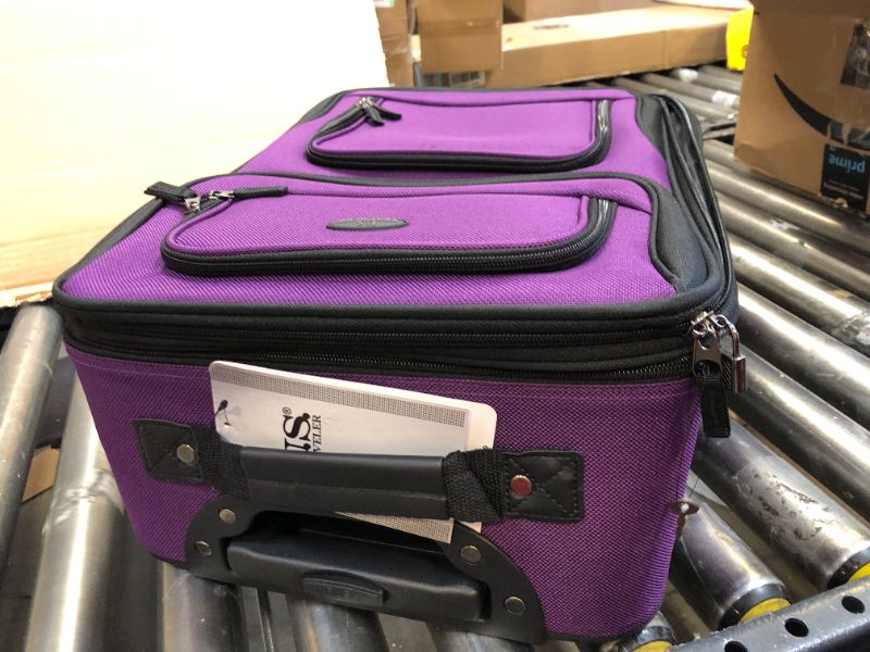 Photo 4 of U.S. Traveler 2pc Luggage Set - Purple