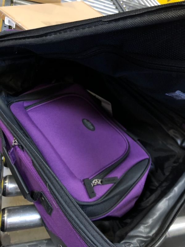 Photo 3 of U.S. Traveler 2pc Luggage Set - Purple