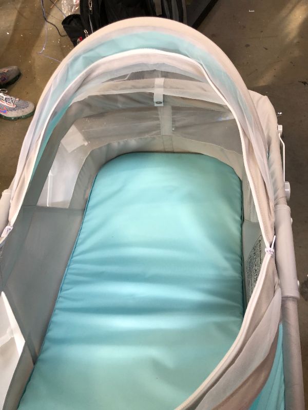 Photo 5 of Baby Bassinet W/ Storage Infant Nursery Crib Basket Sleeper Bed Cradle Foldable
